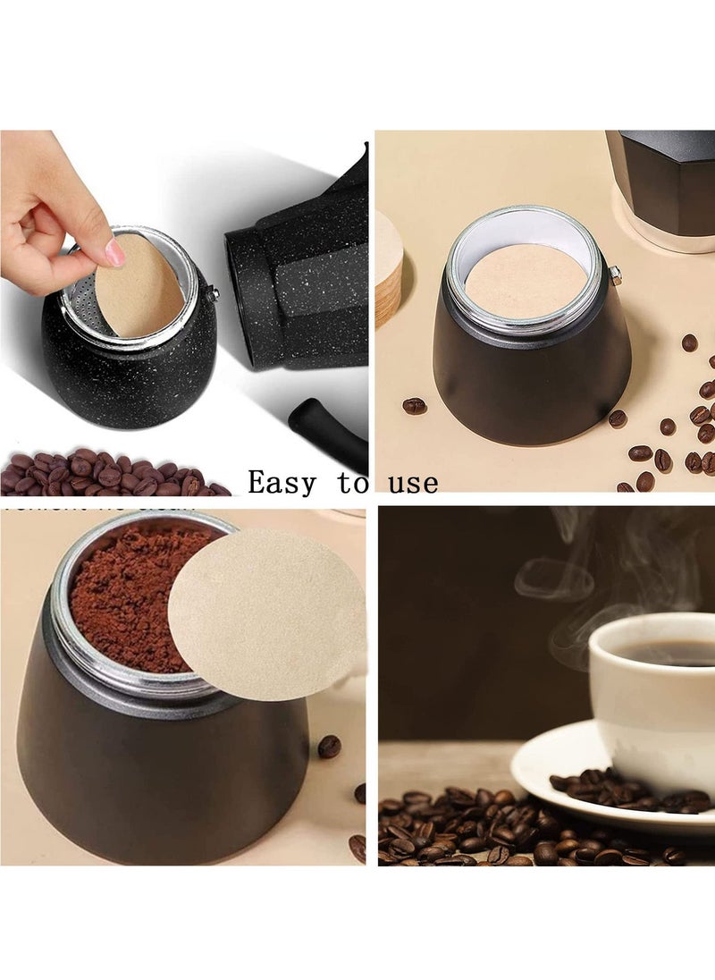 KASTWAVE - 600 PCS Unbleached Coffee Filters, Replacement Round Coffee Filters Fits for Aerobie for Aeropress Coffee and for Espresso Makers (6cm in Diameter) - Image 1