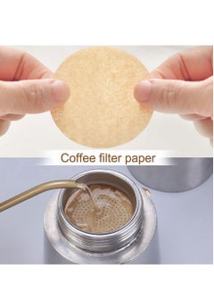 600 PCS Unbleached Coffee Filters, Replacement Round Coffee Filters Fits for Aerobie for Aeropress Coffee and for Espresso Makers (6cm in Diameter)