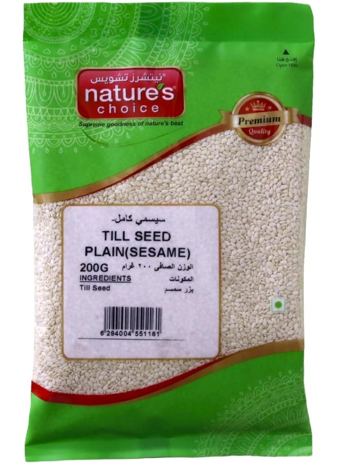 Nature's Choice Natures Choice Till Sesame Seed Plain, 200 gm  - Image 1