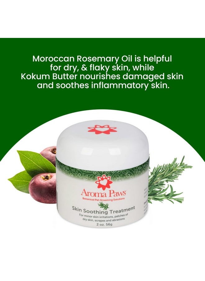 Aroma Paws - Aroma Paws Dog Skin Soothing Treatment - Dog Skin Moisturizer to Heal and Soothe Dry, Flaky, Inflamed, and Damaged Skin - Skin Soother for Dogs with Kokum Butter and Moroccan Rosemary Oil - 2oz - Image 1