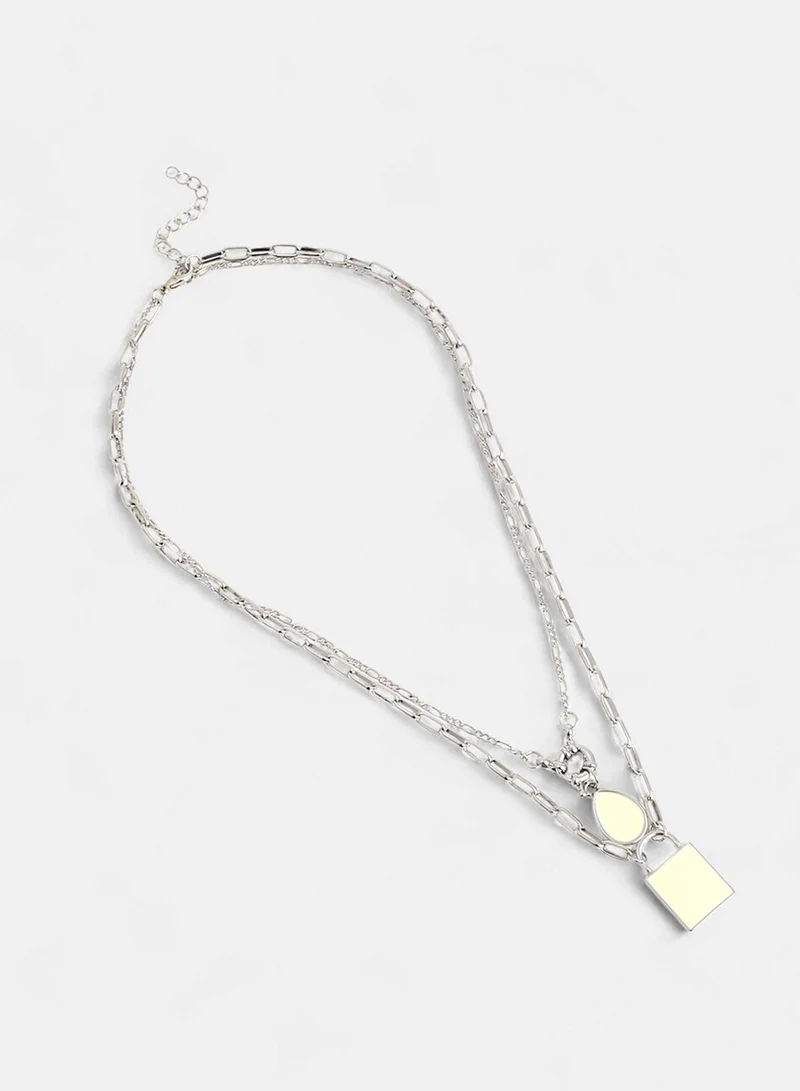 SOHI Sailor's Layered Artificial Necklace Jewellery