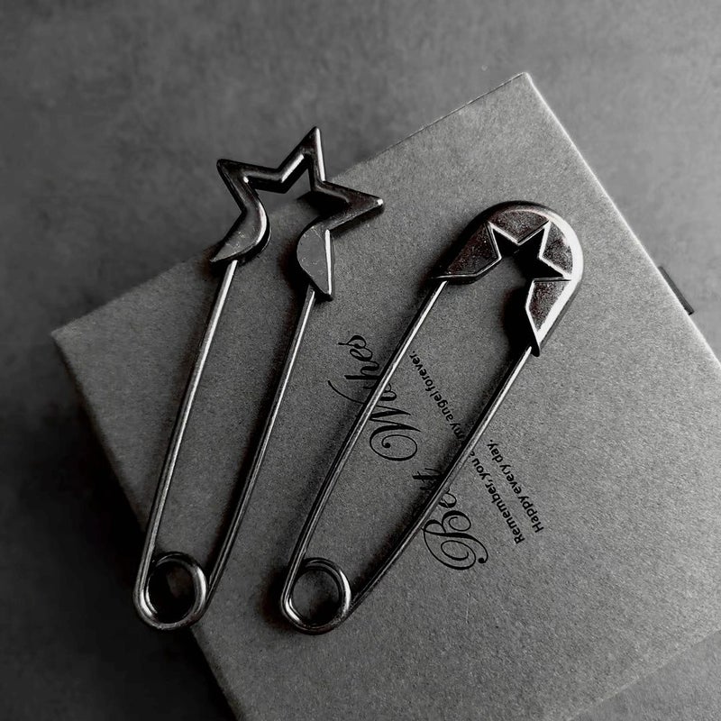 82mm Adjustable Stainless Steel Safety Pin for Women's Scarf and Multi-Purpose Clothing Use - Image 3