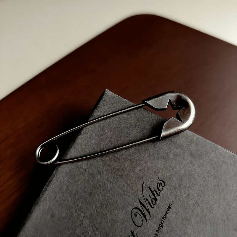 82mm Adjustable Stainless Steel Safety Pin for Women's Scarf and Multi-Purpose Clothing Use - Image 2