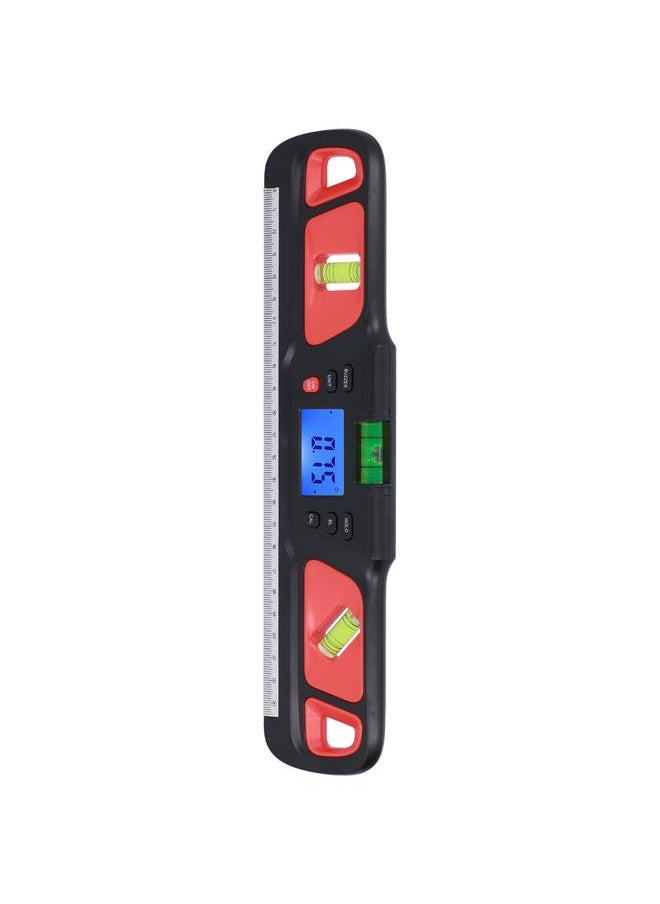 Thoraya High Accuracy Magnetic Spirit Level Levelling Instrument Mini Digital Protractor for Home Decoration Garden WorkRed  - Image 4