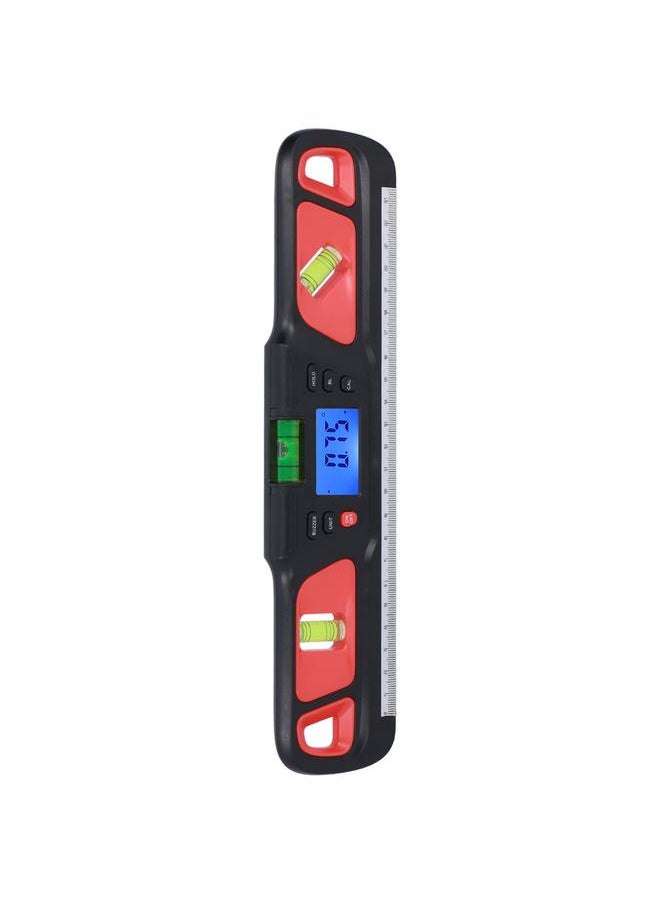 Thoraya High Accuracy Magnetic Spirit Level Levelling Instrument Mini Digital Protractor for Home Decoration Garden WorkRed  - Image 3