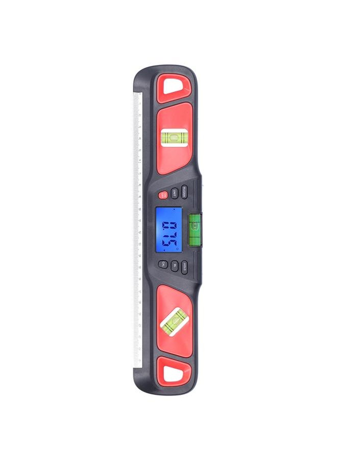 Thoraya High Accuracy Magnetic Spirit Level Levelling Instrument Mini Digital Protractor for Home Decoration Garden WorkRed  - Image 2