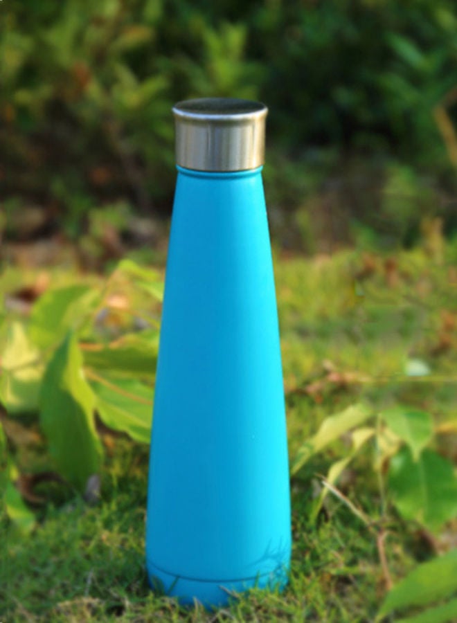NIBEMINENT Vacuum Insulated Water Bottle H25626BL-WSQ Blue/Silver - Image 2