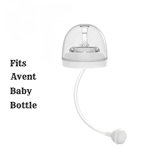 ChengFu Baby Bottle Lid, Baby Bottles Straw Lid, Baby Bottles Straw Cup Compatible with Philips Avent Baby Bottle, Food-Grade Silicone Material, BPA-Free, Spill-Proof - Image 4