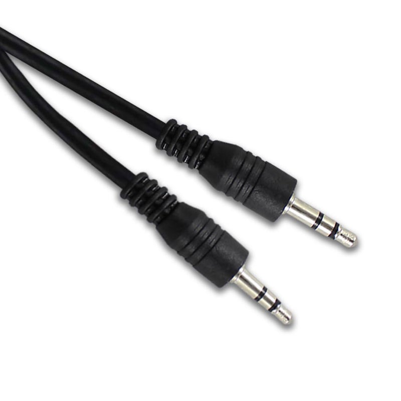 Fenzer 2 Pack AUX Cable, (6.6ft/2m, Hi-Fi Sound) 3.5mm TRS Auxiliary Audio Cable Cord Compatible with Car, Home Stereos, Speaker, iPod, iPad, Headphones, Sony, Echo Dot, Beats (Black) - Image 3