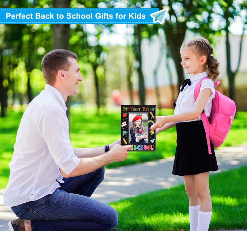 WhatSign WhatSign First Day of School Frame 4x6 - My First Day of Preschool Picture Frame for Kids Girls Boys Back to School First Day of Preschool Frame Gifts  - Image 4
