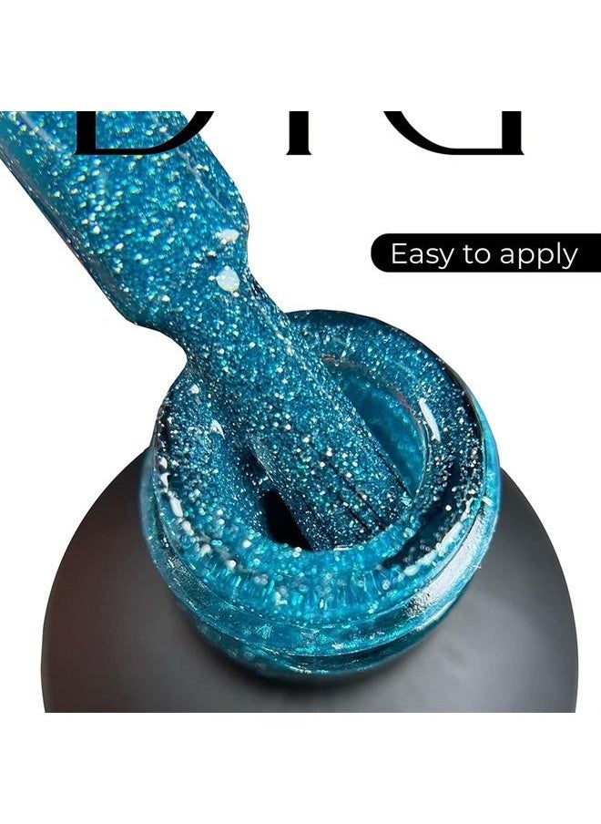 DIDIER LAB - – Gel Polish Brillant No 18 – Professional Manicure Pedicure Nail Gel Polish with Sparkling Platinum Hue –Light Reflective Shimmer - Rich Pigment for Complete Nail Coverage – UV LED Lamps - Image 1