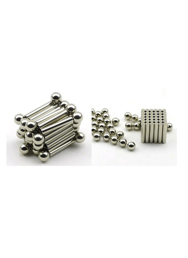 Generic - Magnetic Building Block Set With Sticks And Balls Buck Ball Magnetic Rod Set Toy Puzzle Toy Assembling Building Blocks (36 rods and 27 balls) - Image 1