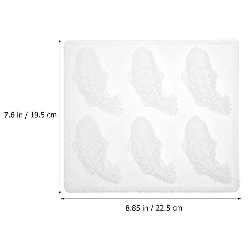 Fish Shaped Jelly Rice Cake Mold Set Nonstick Chocolate Baking 6 Cavity 3 Sets - Image 3