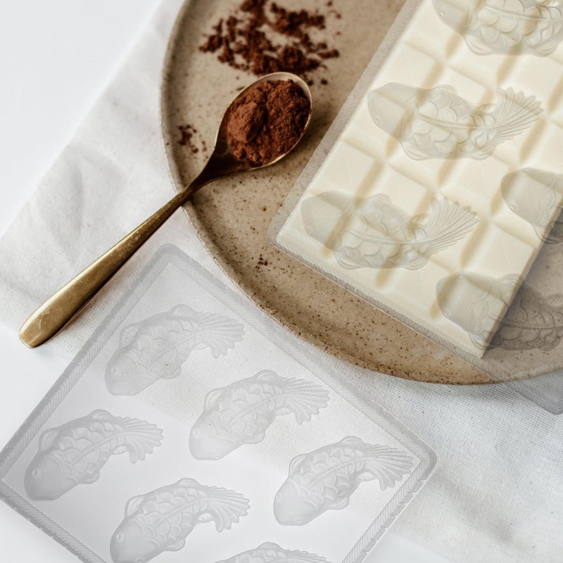 Fish Shaped Jelly Rice Cake Mold Set Nonstick Chocolate Baking 6 Cavity 3 Sets - Image 5