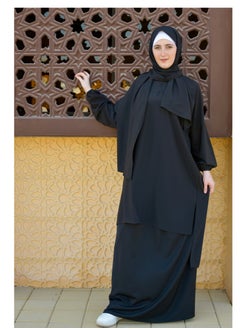 DAMAS COLLECTION P101-umrah essentials Jilbab for women with tow style Skirt or Trouser -4 piece Prayer Clothes for Muslim Women-Islamic Abaya Dress Outfit maxi with scarf and poket- Modest suit Women  - Image 2