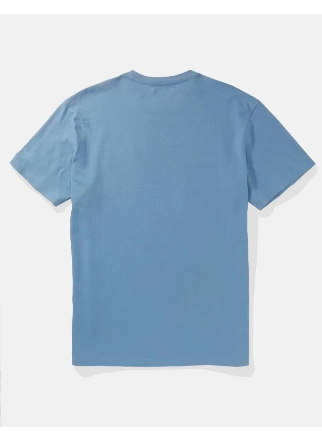 American Eagle Logo Graphic Crew Neck T-Shirt