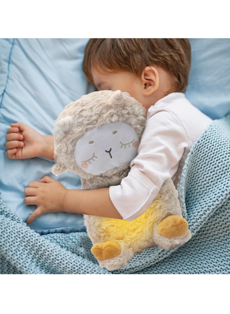 غنم تنفس لتهدئة الطفل وغنم الانعزال بحركات التنفس والموسيقى، دمية غنم ناعمة تنفس لتهدئة الطفل، رفيق النوم الموسيقي، هدايا لحديثي الولادة، هدايا لعيد الطفل، هدايا رمضان، هدايا عيد الفطر - Image 3