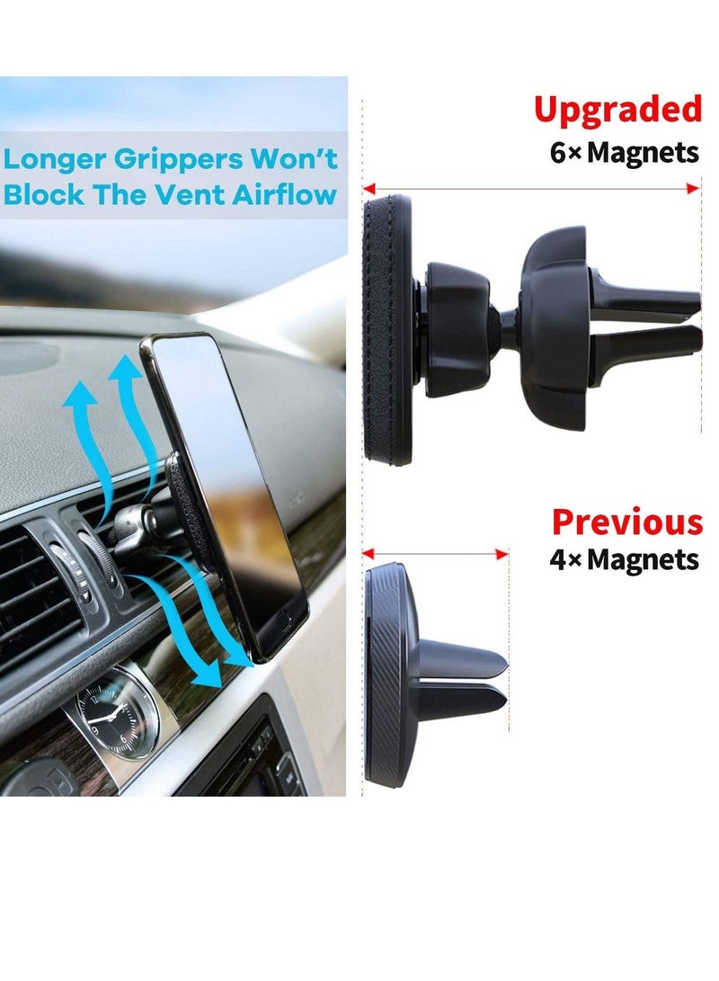 ELTRAZONE 2 in 1 Car Phone Holder, Universal Mobile Phone Car Mount 360° Magnetic Rotation for Auto Windshield and Dash, for Cell Phones Apple iPhone 12, 12 Pro, Android(AD-CH61) (AD-A101) - Image 3