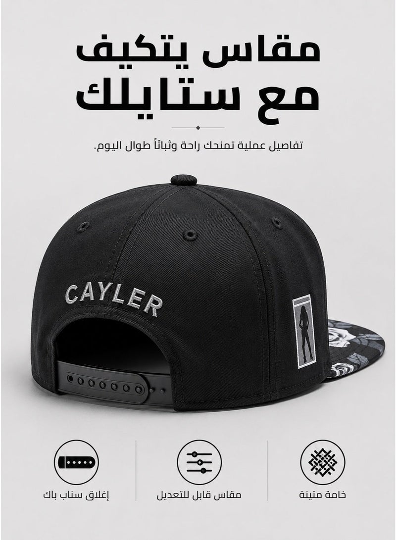 كايلر اند سنس كاب جذاب بشعارات عصريه  اللون اسود عليه رسومات جميلة خفيفه وتناسب الكبار والصغار كابات كابات رجاليه قبعة بيسبول كلاسيكيه كاب بشعارات كابات كاب كابات بيسبول كاب قبعة طاقيه راس طاقية كاب كابات - Image 5