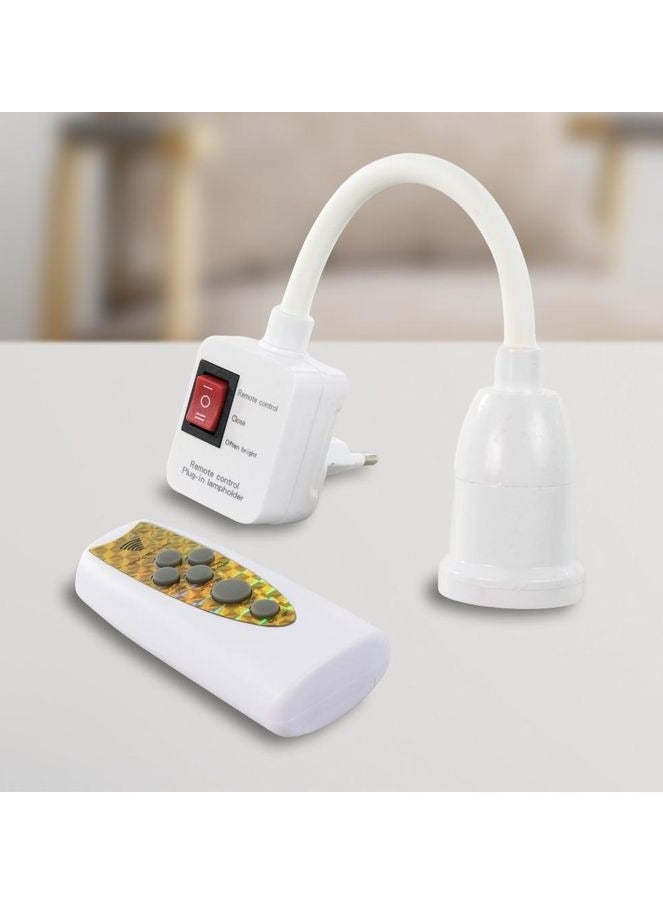 Portable Socket Bulb Holder with Remote Control – Lamp Holder with Plug-In Socket, Wireless Remote for Easy Light Control, Ideal for Home & Office  - Image 5