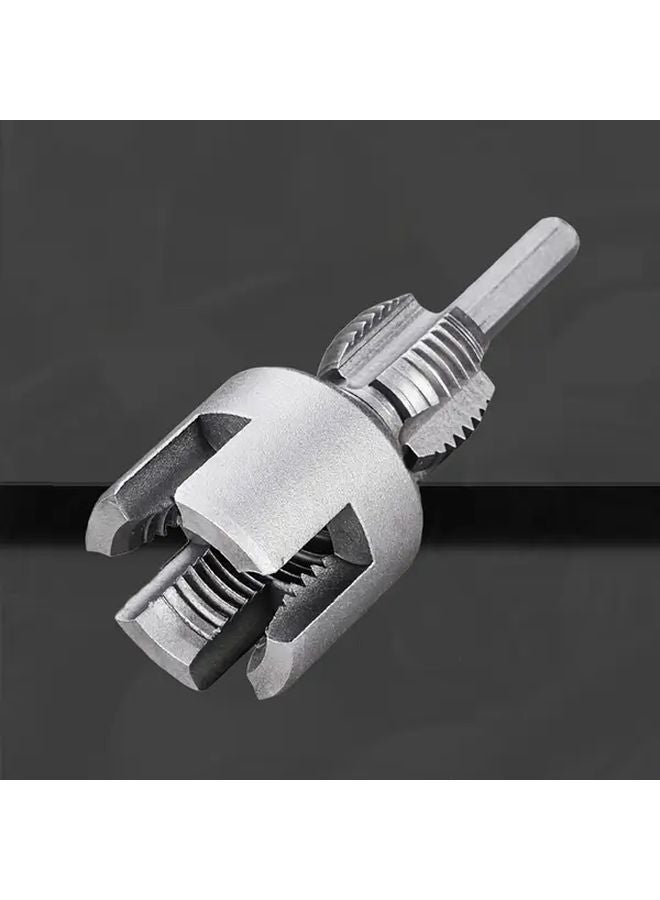 2 In 1 Dual Head Water Pipe Threader With Electric Drill Attachment 1 2 Inch Inside And Out - Image 1