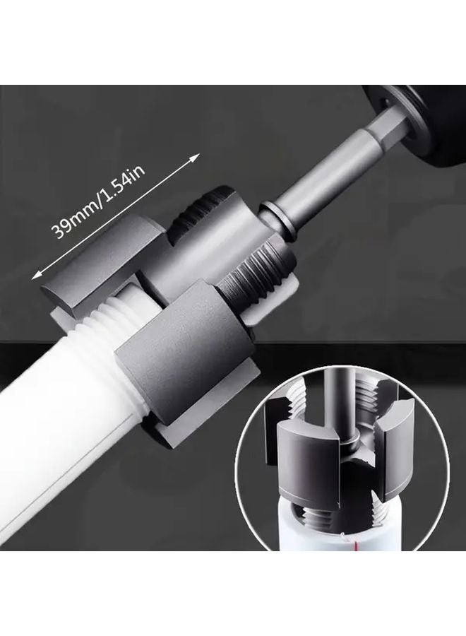 2 In 1 Dual Head Water Pipe Threader With Electric Drill Attachment 1 2 Inch Inside And Out - Image 3