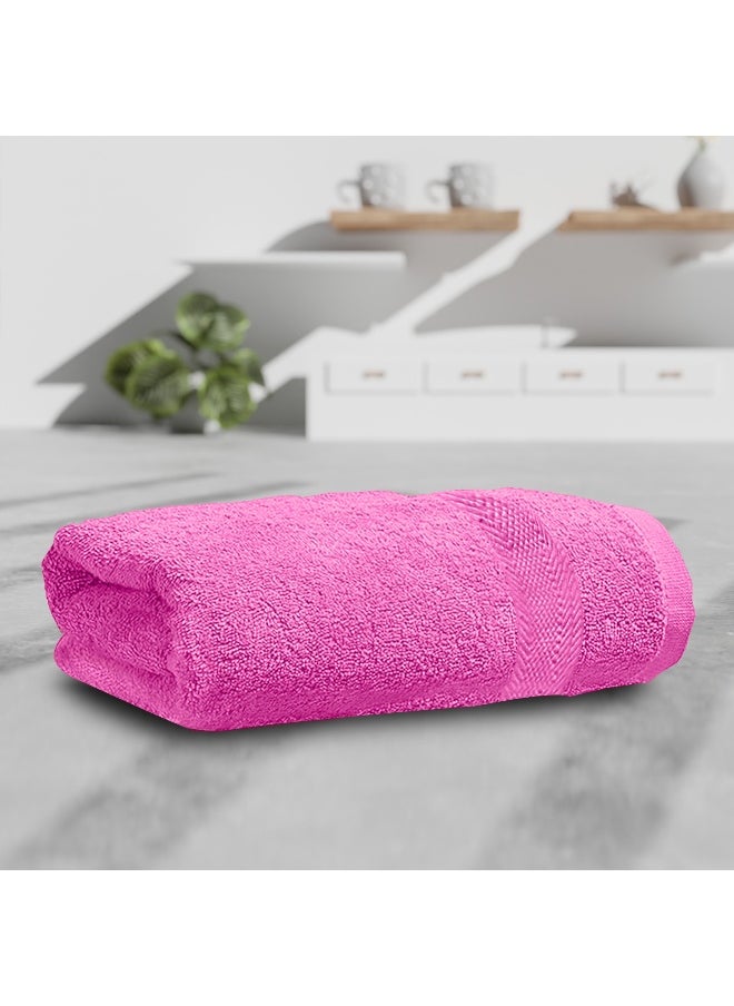 Rest 1Pc Bath Towel 100% Cotton 70X140 Cm , 27X55 Inches Extra Large Pink 1Pc Bath Towel Soft And High Absorbent Super Soft Quality Towel  - Image 1