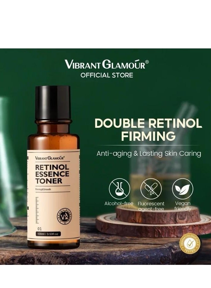 فايبرنت جلامور تونر الريتينول المركز ١٠٠ مل مرطب ومفتح للبشرة مضاد للتجاعيد ويقلل المسام والخطوط الدقيقة وتفاوت لون البشرة - Image 2