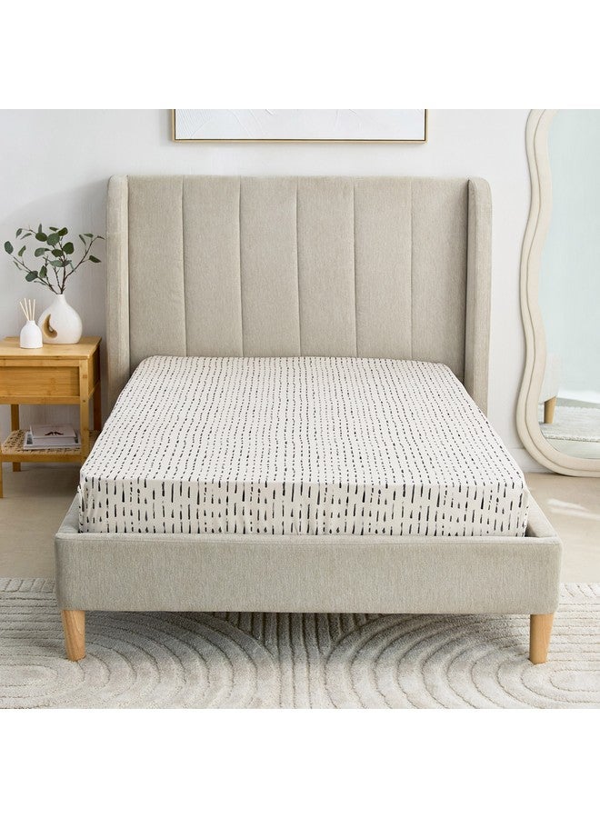 Home Box Luxot Monoleaf Printed Cotton Twin Fitted Sheet 120 x 200 x 33 cm  - Image 3