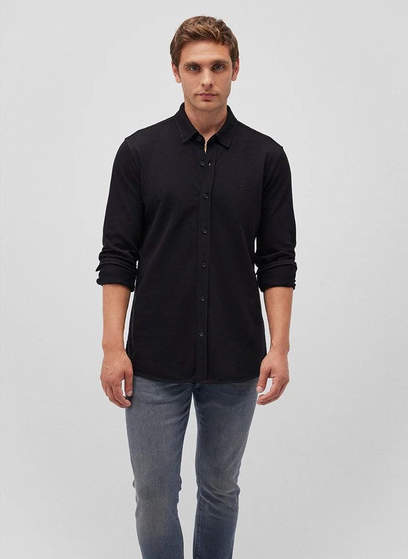 MAVI Black Jersey Shirt