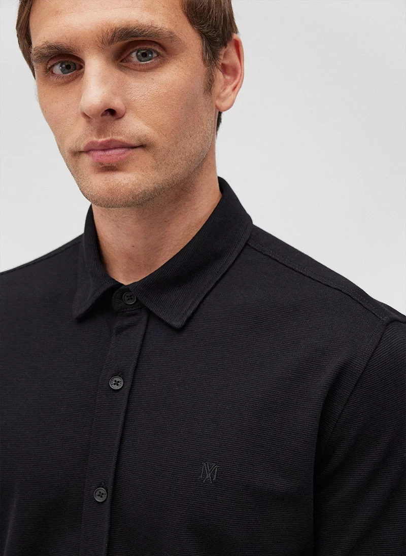 MAVI Black Jersey Shirt