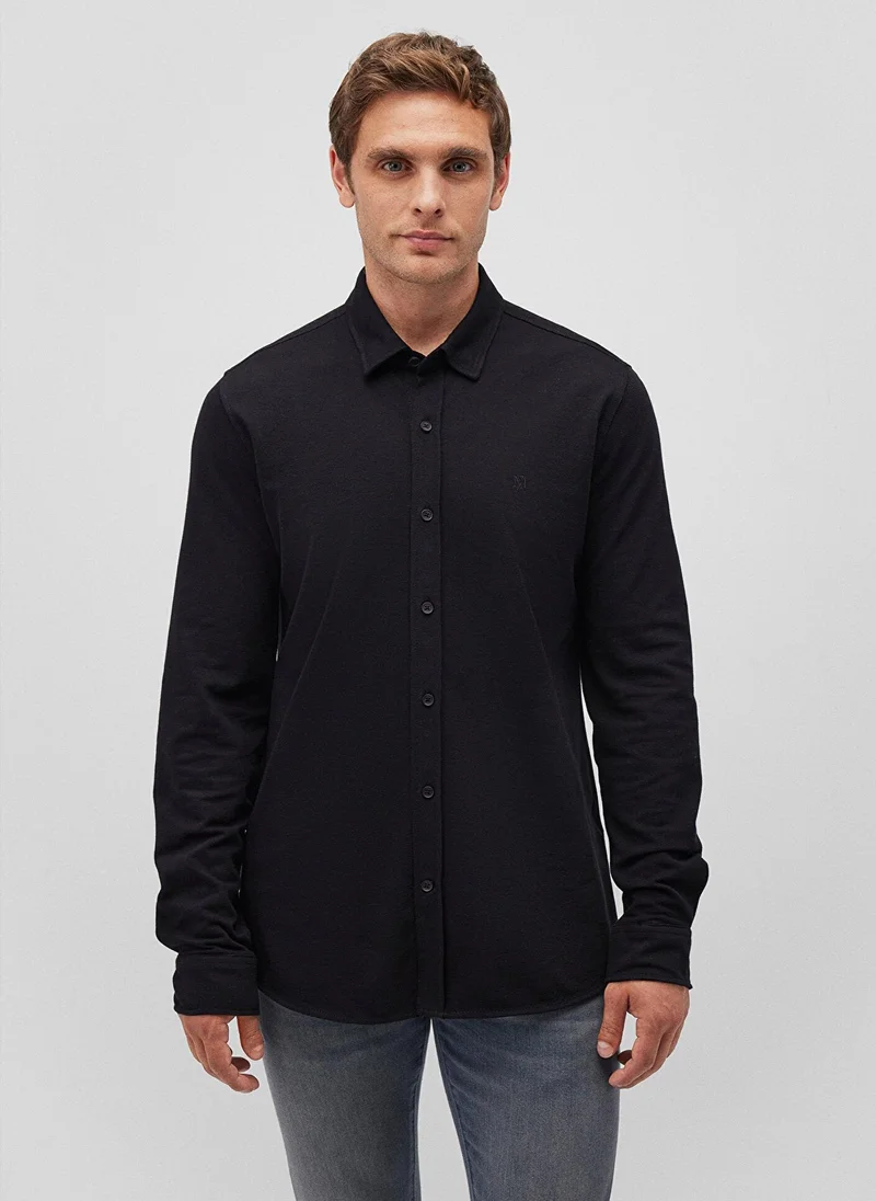 MAVI Black Jersey Shirt