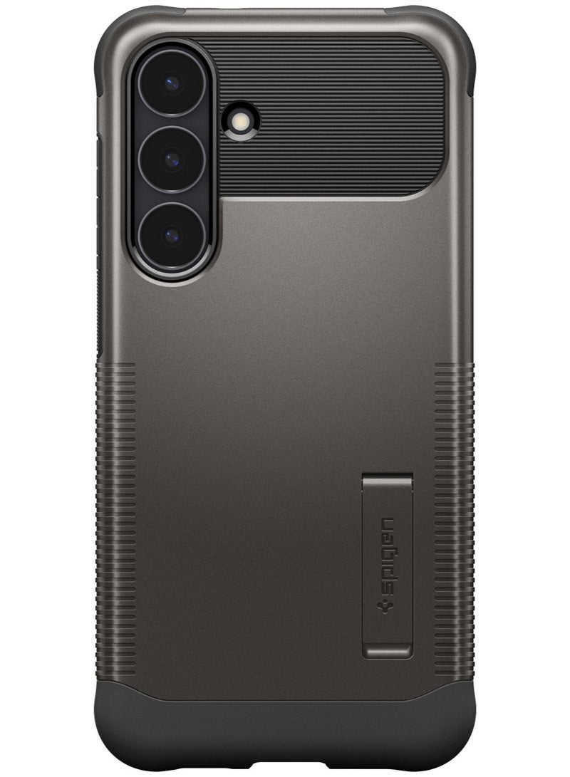 Spigen Slim Armor Magfit for Samsung Galaxy S25 FE Case Cover MagSafe with Kickstand - Gunmetal - Image 5