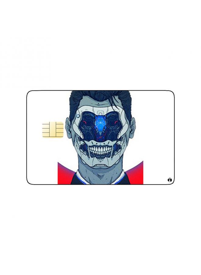 RKN PRINTED BANK CARD STICKER Connor From Detroit Become Human Video Game - Image 1