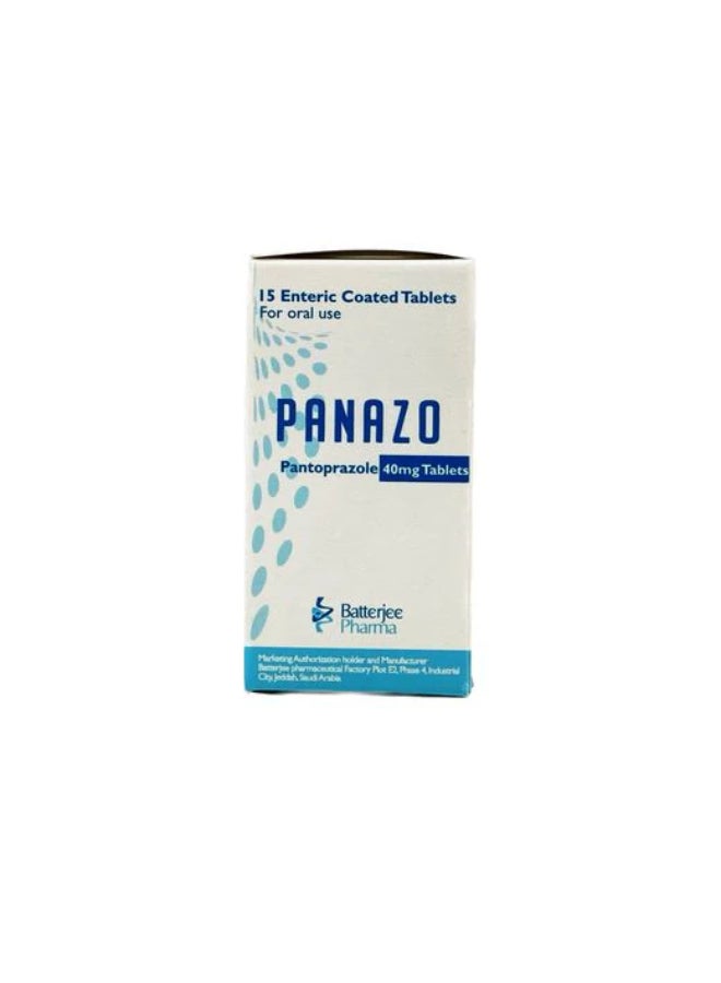 Panazo 40mg Tablets 15's