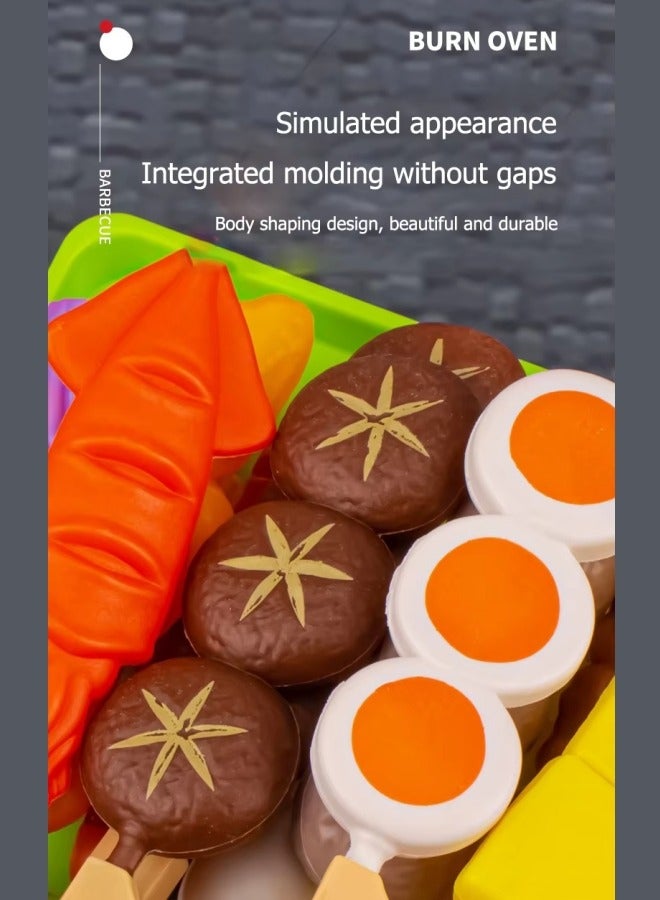 Aikenn 27 Pcs Kitchen Toy Set,Bbq Play Grill, Cooking Toy Set,Little Chef Play,Kids Grill Playset Interactive Bbq For Kids,Cooking Food Role Play Educational Play House Toys,Learning Toys For Boys Girls Toddlers - Image 5