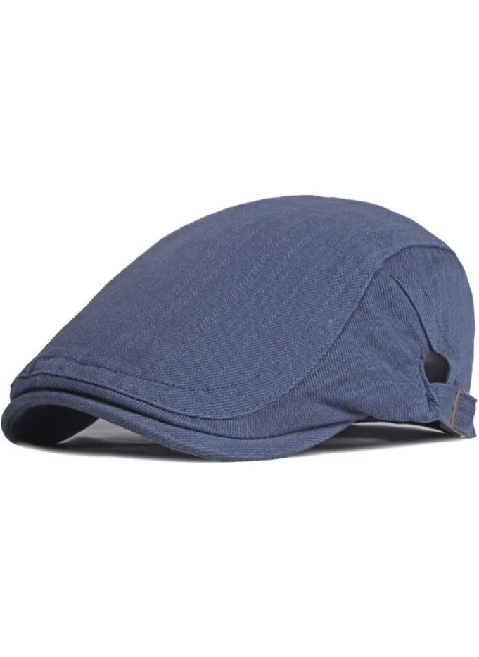 Felisya Adjustable Linen Cap Duck Hat