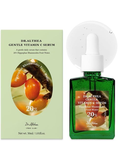 Dr. Thea Vitamin C Booster Serum Gentle Vitamin C Serum Free From Sensitive Skin Even Out Skin Tone Good For Pigmentation Vegan Korean Skin Care Vitamin C Gentle Normal Unisex 1.01 fl oz