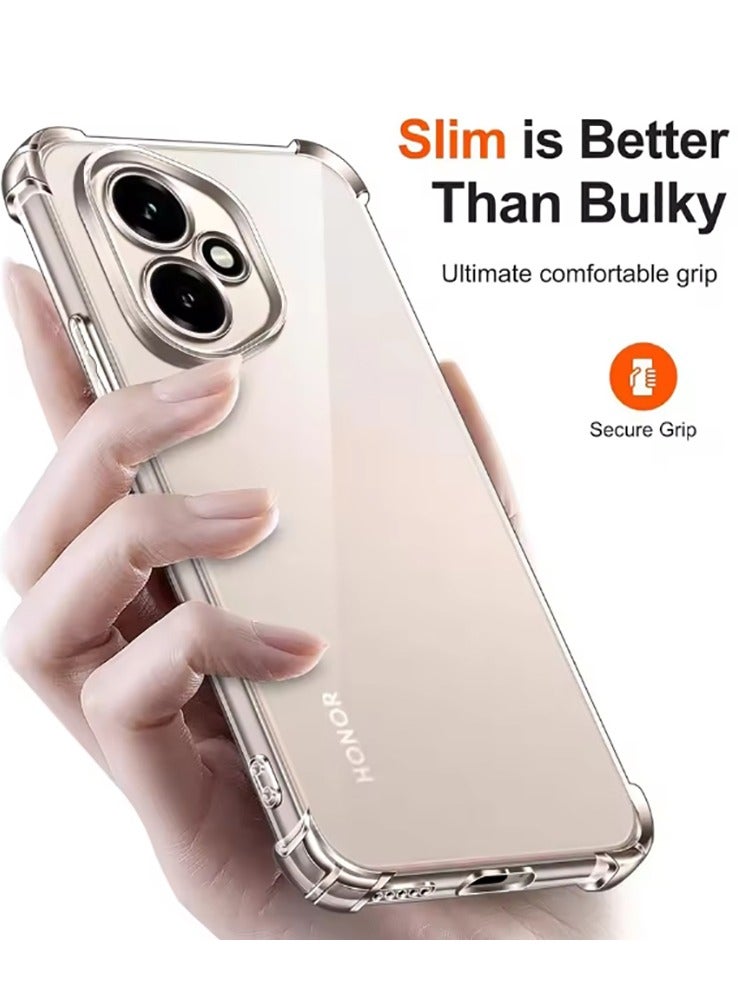 Case for Honor 400 Clear TPU Four Corners Grade Protection Cover Transparent Soft Silicone - Image 2
