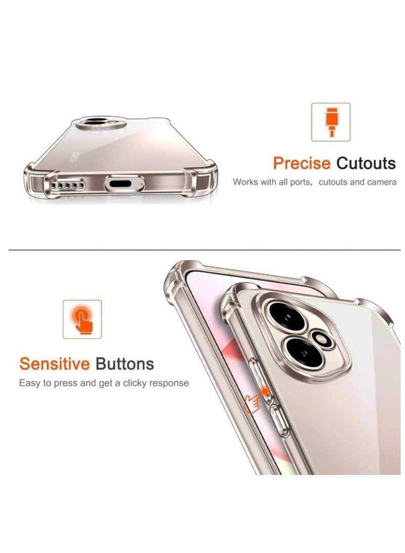 Case for Honor 400 Clear TPU Four Corners Grade Protection Cover Transparent Soft Silicone - Image 5