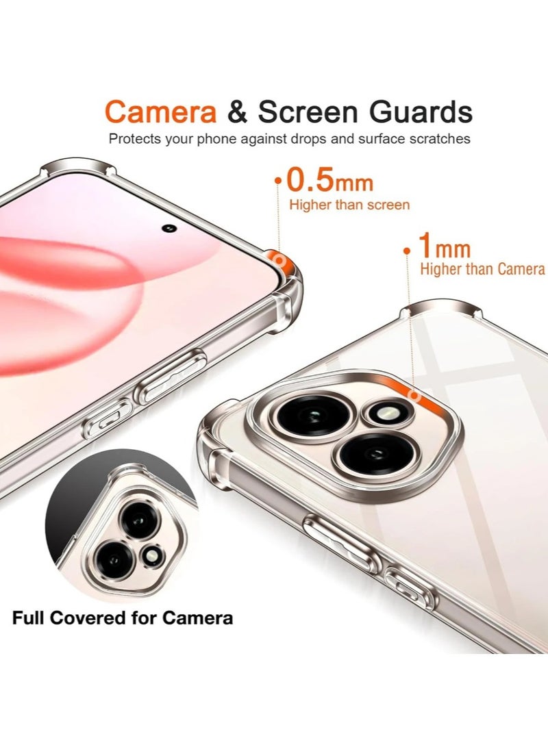 Case for Honor 400 Clear TPU Four Corners Grade Protection Cover Transparent Soft Silicone - Image 4