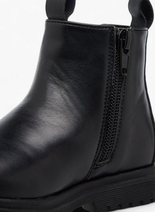 Flora Bella By Shoexpress Floral Print Boots with Zip Closure - Image 4