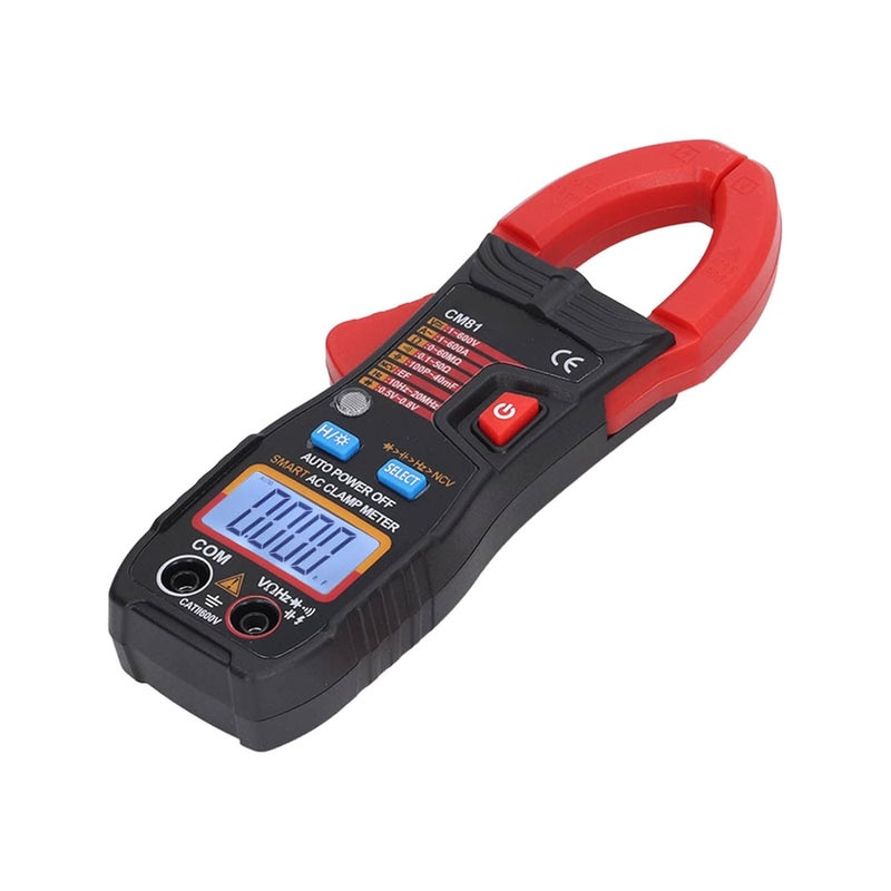 Hilitand Digital Clamp Meter Auto Ranging Multimeter AC DC Current Tester 600A AC DC Voltage Resistance Capacitance Frequency Diode NCV Test with LED Flashlight Backlit LCD for - Image 1