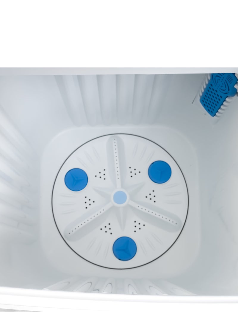 Ugine Twin Tub Washing Machine, 14 KG, White - UWMTTN14 - Image 5
