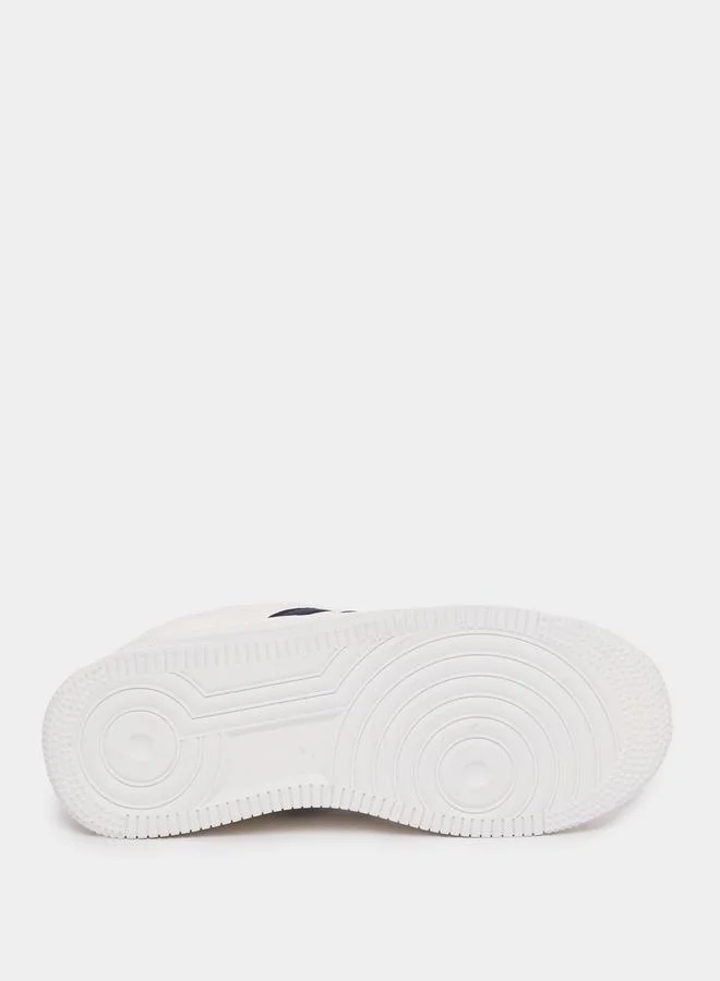 Styli Styli Stripe Skate Board Platform Sole Sneakers