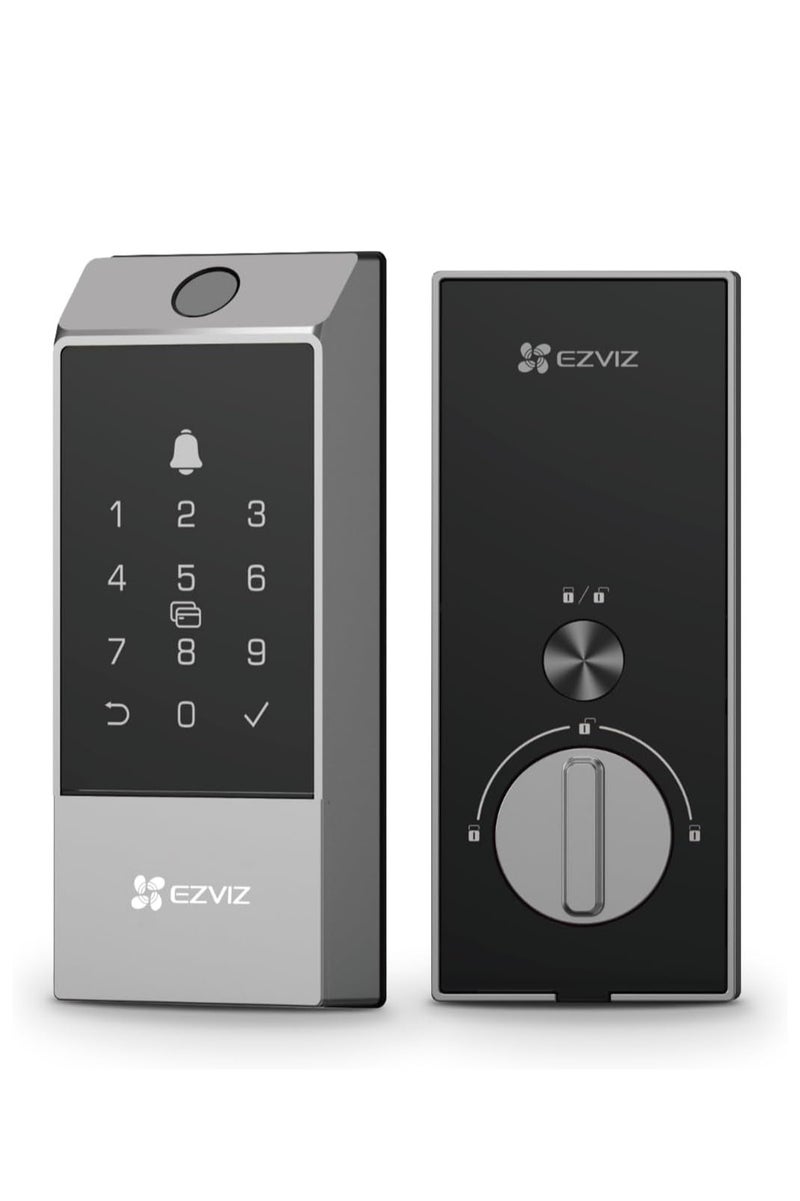 EZVIZ DL04 Pro Smart Lock – 5-in-1 Keyless Entry Door Lock with Fingerprint, Bluetooth & Wi-Fi, Privacy Mode, Real-Time Alerts & Aluminum Alloy Body - Image 1