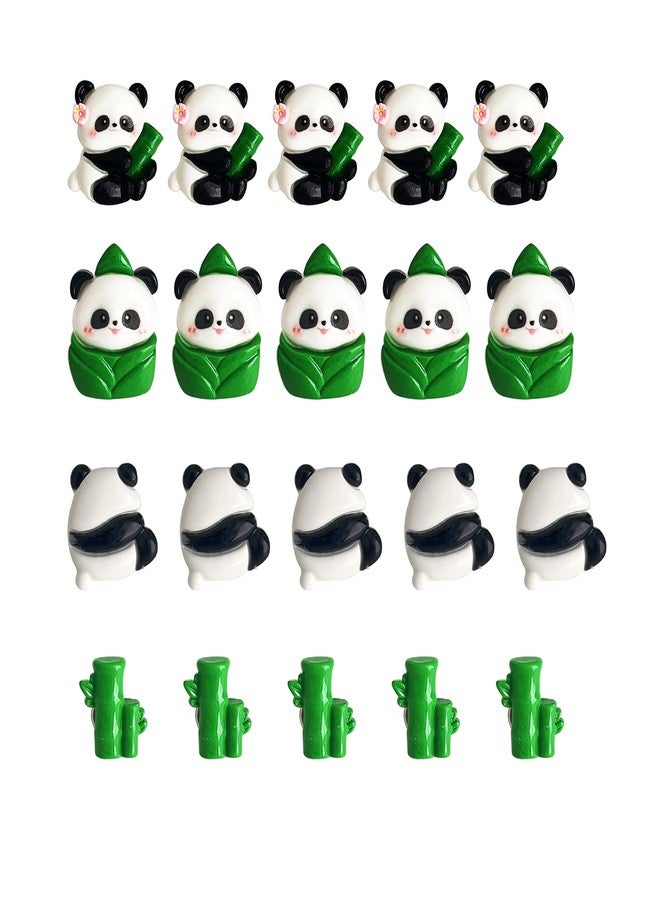 Supfoxer Cute Panda Push Pins - Decorative Resin Thumb Tacks for Bulletin Board, Cork Board, Office, School - 30-Pack - Image 2