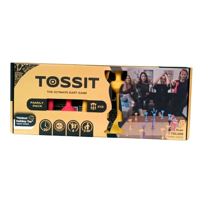 TOSSIT The Ultimate Dart Game Family Pack (13 Pieces) - Image 1