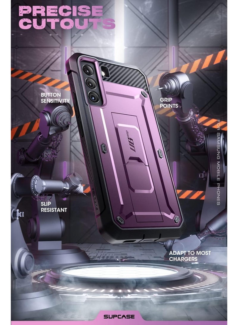 SupCase Unicorn Beetle Pro Series Case For Samsung Galaxy S22 5G 2022 Release Rugged Dual Layer Case And Kickstand Without Screen Protector Guldan Green - Image 4