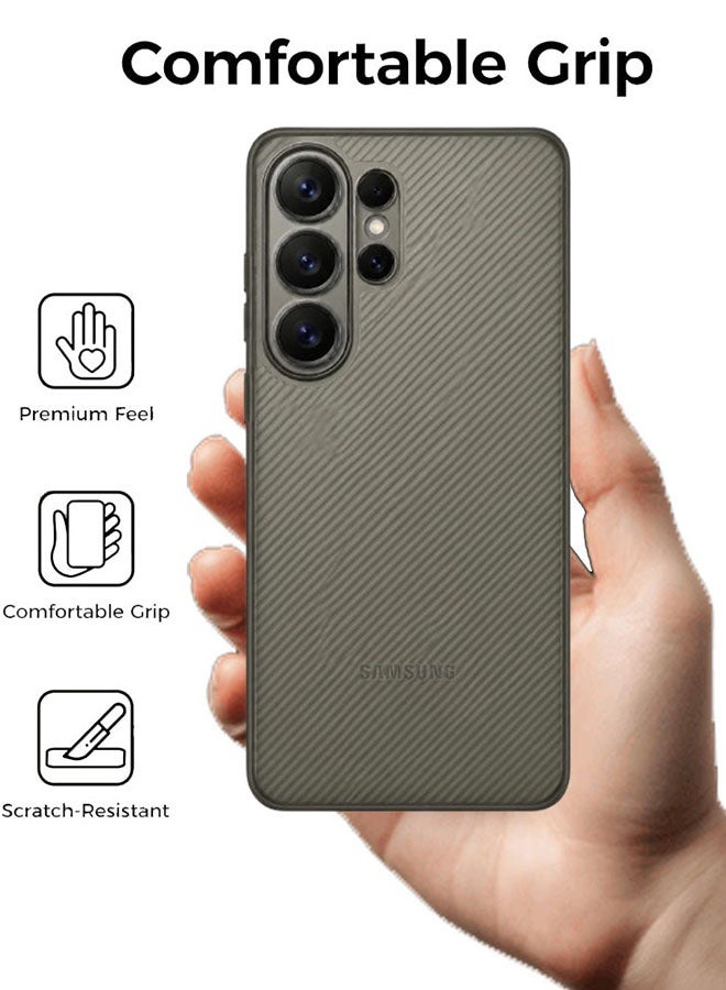 Air Skin Line for Galaxy S26 Ultra Case Design Back Cover Sturdy Durable Ultra-Thin Case Drop Protection Cover Clear - Black - Image 5
